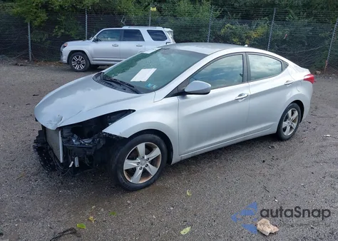 2013 Hyundai Elantra Gls из США, поврежденный, VIN 5NPDH4AE2DH338892